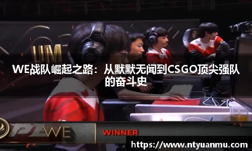 WE战队崛起之路：从默默无闻到CSGO顶尖强队的奋斗史