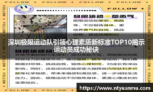 深圳极限运动队引领心理素质新标准TOP10揭示运动员成功秘诀